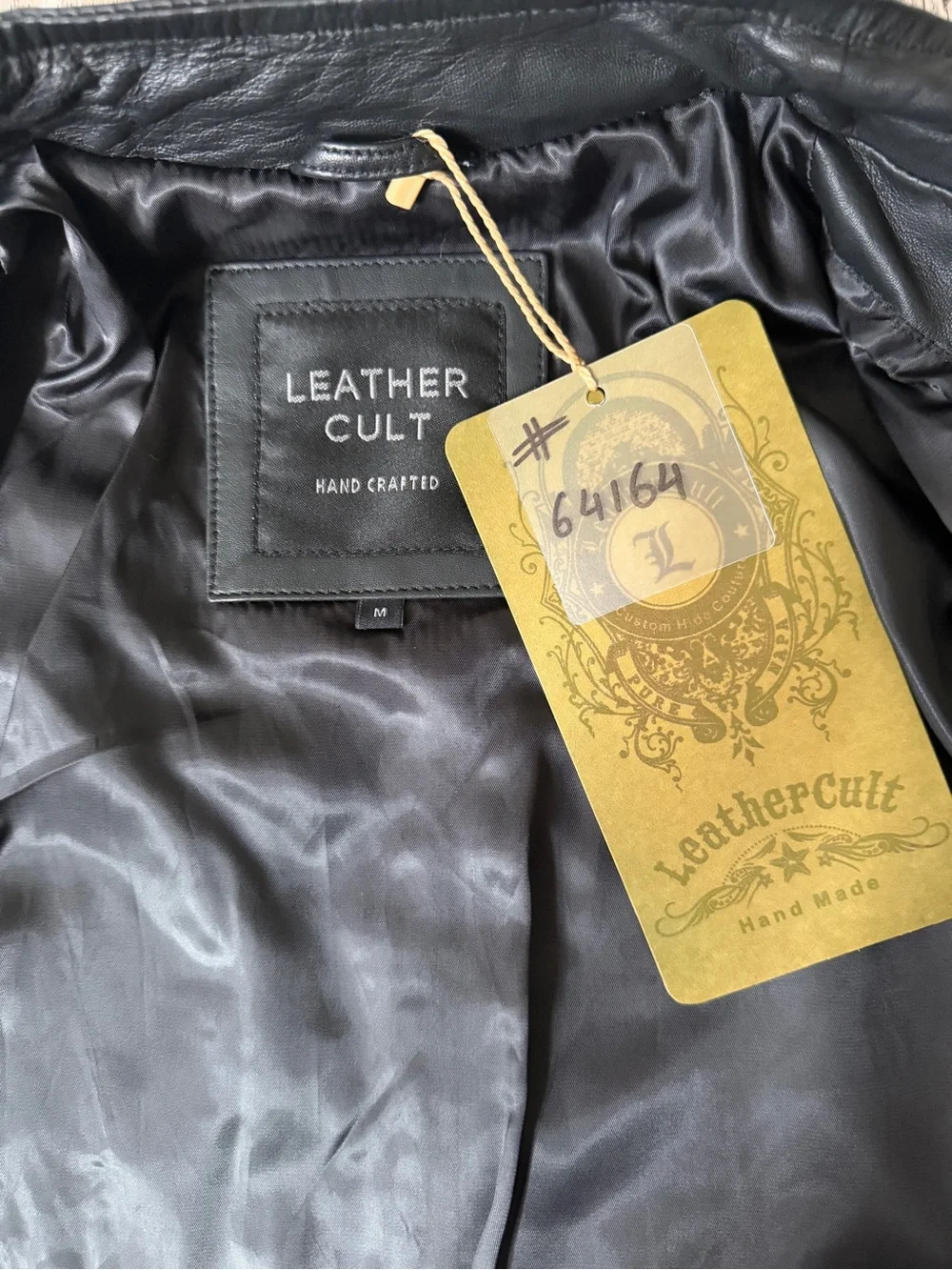 Men's handmade leather jacket from leather cult